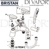 Bristan Jute Pillar Bath Shower Mixer Spares